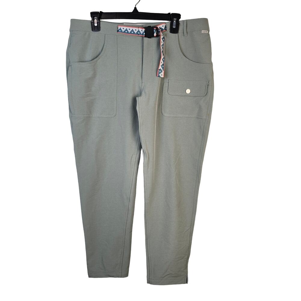 Burton WB Chaseview Pants Women’s 31 Khaki Green Outdoors Granola Girl Gorpcore